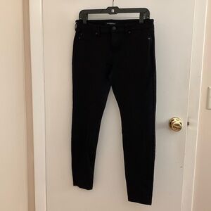 Liverpool skinny black  jean-style pants size 8 w/faux front pockets